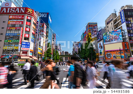 《東京都》秋葉原電気街・都市風景 54493586