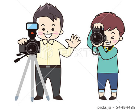 フォトグラファーの男女 54494438