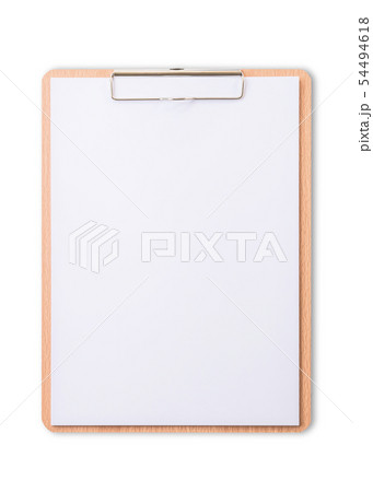 Clipboard note pad mock up with blank A4 size Clipboard note pad mock up with blank A4 size 54494618