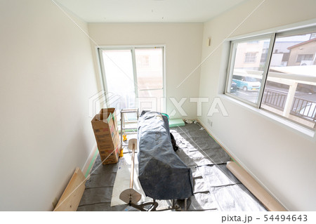 和室リフォーム　後半　壁紙 54494643