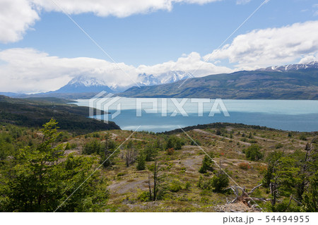 Torres del Paine National Park landscape, Chile 54494955