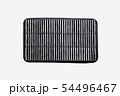 Bottom side of dirty car air filter isolated 54496467