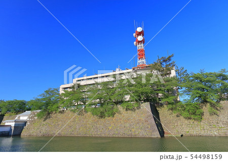 【福井県】晴天下の福井城跡 54498159