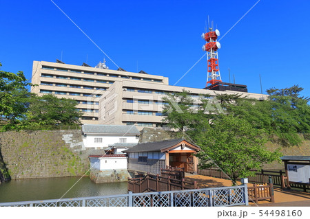 【福井県】晴天下の福井城跡 【福井県】晴天下の福井城跡 54498160