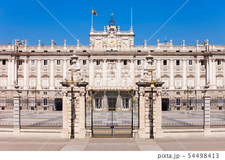 The Royal Palace of Madrid in Madrid city, Spain 54498413