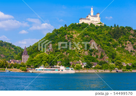 Marksburg old castle in Germany Marksburg old castle in Germany 54499570