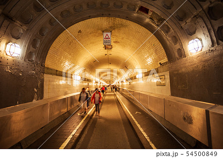 Old Elbe Tunnel in Hamburg 54500849