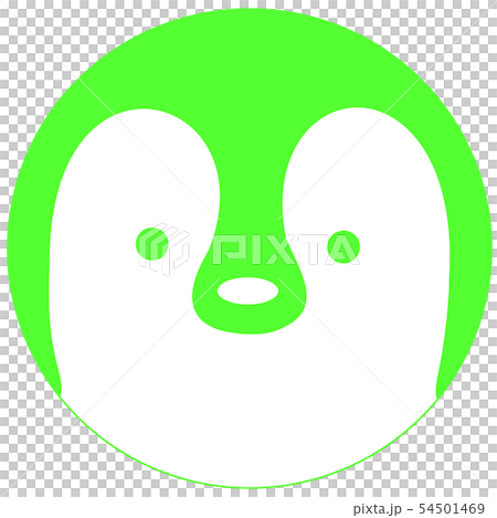 Emperor penguin chicks (simple green) 54501469