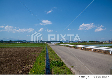 道の駅にしかた付近 田園風景 日光方面方面 栃木県 道の駅にしかた付近 田園風景 日光方面方面 栃木県 54501687