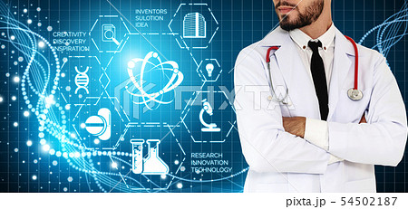 Doctor with Medical Healthcare Research Concept 54502187