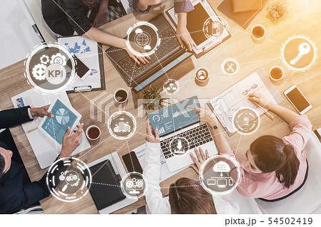 KPI Key Performance Indicator for Business Concept. 54502419