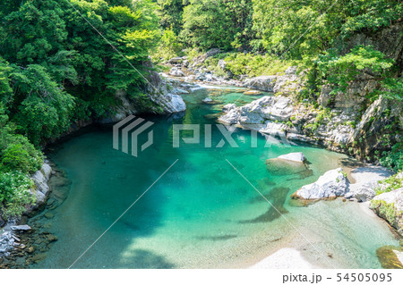 仁淀町池川地区の清流　 54505095