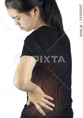 spine muscle injury white background spine pain spine muscle injury white background spine pain 54506847