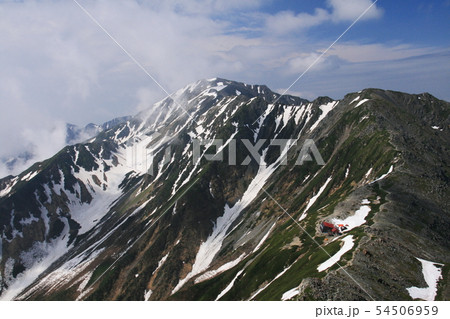 南アルプス 白峰三山テント縦走 北岳山頂から 間ノ岳と農鳥岳を望む 南アルプス 白峰三山テント縦走 北岳山頂から 間ノ岳と農鳥岳を望む 54506959