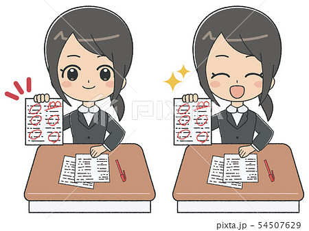 テスト採点　女性　高得点 54507629