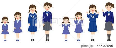女子学生成長制服 女子学生成長制服 54507696