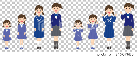 女子学生成長制服 女子学生成長制服 54507696