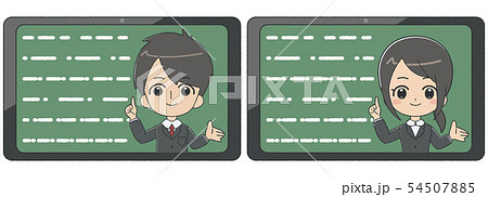 タブレット学習　先生　男女 54507885
