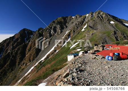 南アルプス　白峰三山テント縦走　濃鳥小屋と農鳥岳　 54508766