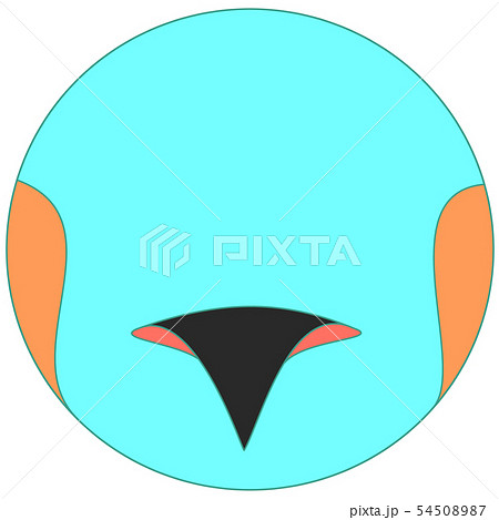 キングペンギン（シンプル水色） 54508987