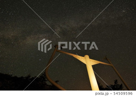 日光霧降高原・キスゲ平園地の星空 日光霧降高原・キスゲ平園地の星空 54509596