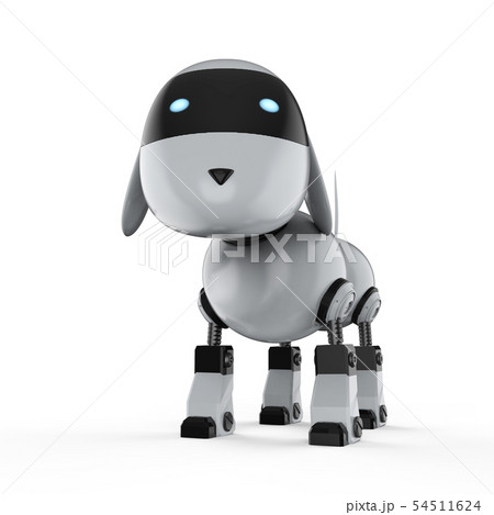 Dog Robot Or Robotic Dogのイラスト素材