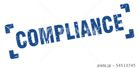 compliance stamp. compliance square grunge sign. 54513745