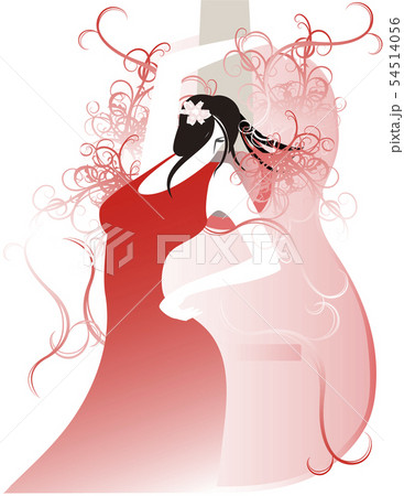 フラメンコ、ダンサー、踊り、ギター 54514056