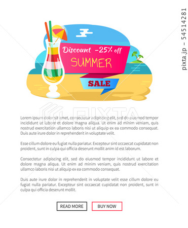 Vector Refreshing Drink Web Online Page Coastline Vector Refreshing Drink Web Online Page Coastline 54514281