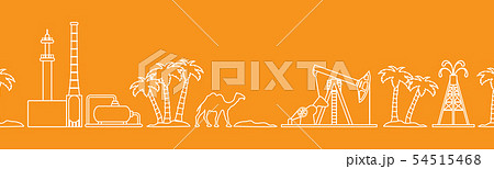 Oil industry vector seamless pattern Oil industry vector seamless pattern 54515468