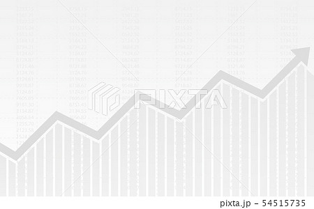 up line graph and bar chart in stock market 54515735