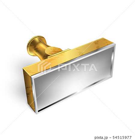 Template Of Golden Metallic Office Stamp Vector 54515977