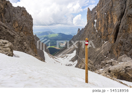Wonderful view from Sassolungo . Dolomites. Italy. Wonderful view from Sassolungo . Dolomites. Italy. 54518956