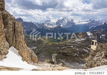 Wonderful view from Sassolungo . Dolomites. Italy. Wonderful view from Sassolungo . Dolomites. Italy. 54518957