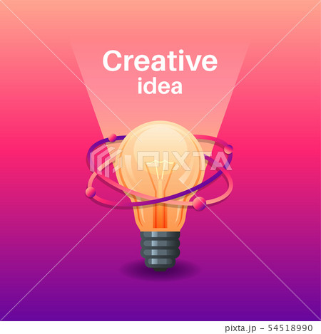 The burning lamp with the place 54518990