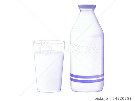 牛乳のイラスト素材