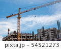 building and crane under construction  54521273
