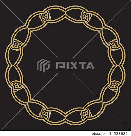 Gold decorative frame. 54523625
