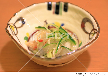 クラゲの酢の物のお通し クラゲの酢の物のお通し 54524965
