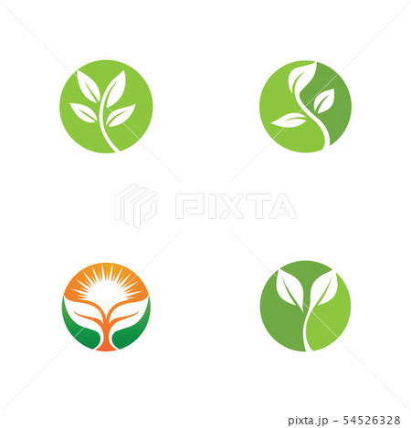Logos of green Tree leaf ecology 54526328