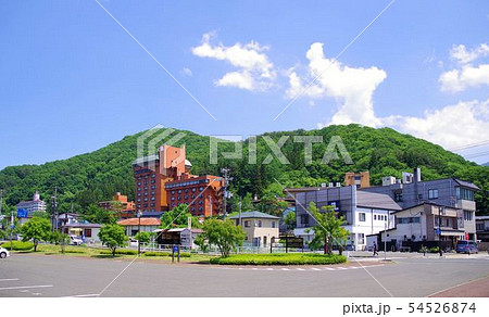 盛岡風景 つなぎ温泉の旅館ホテル群 盛岡風景 つなぎ温泉の旅館ホテル群 54526874