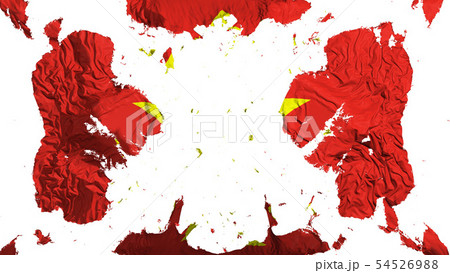 Scattered Vietnam flag 54526988
