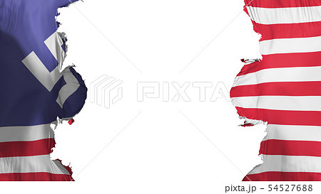 Blasted USA swastika flag Blasted USA swastika flag 54527688