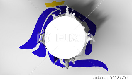 Luxembourg city flag ripped apart Luxembourg city flag ripped apart 54527752