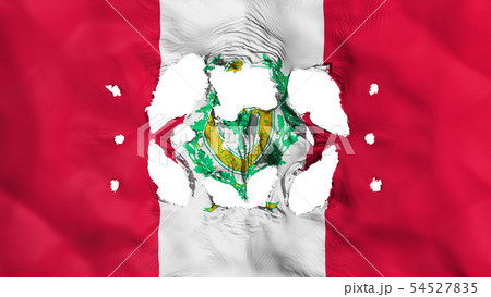 Holes in Raleigh capital city flag 54527835