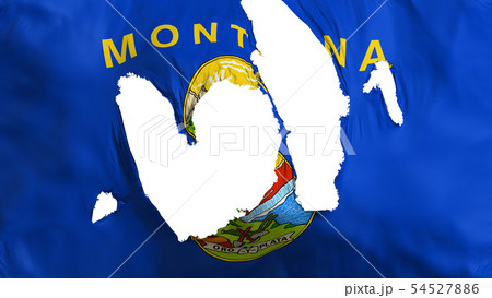Ragged Montana state flag 54527886
