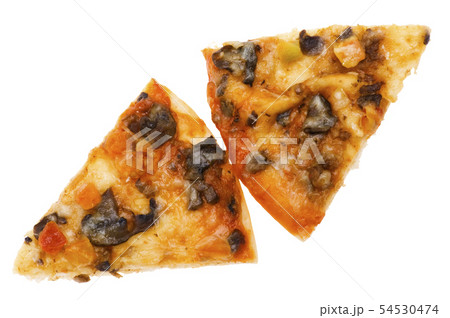 pizza on white 54530474