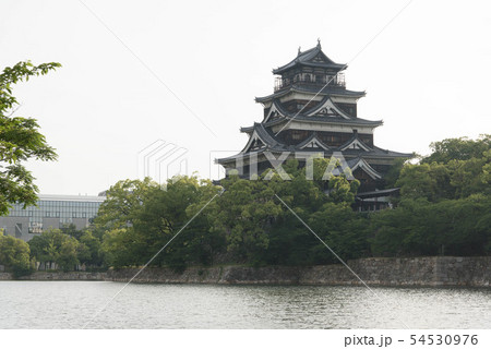 広島城天守閣 本丸 濠 54530976