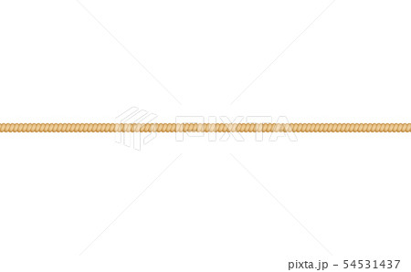 Straight cordage marine rope or twisted cord vector on white background. Straight cordage marine rope or twisted cord vector on white background. 54531437