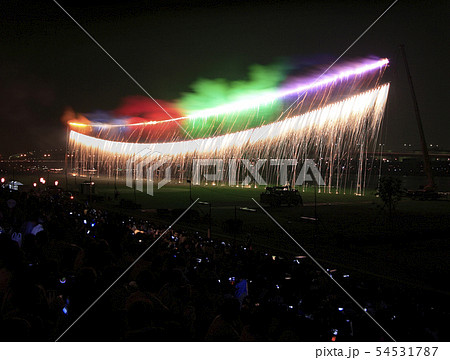 【日本・東京】足立の花火　五色の滝とナイアガラの滝 54531787